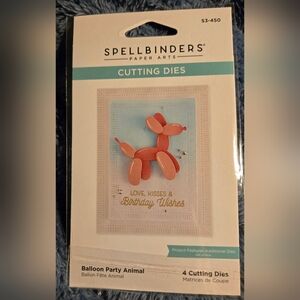 Balloon Party Animal Cutting Dies - Pink